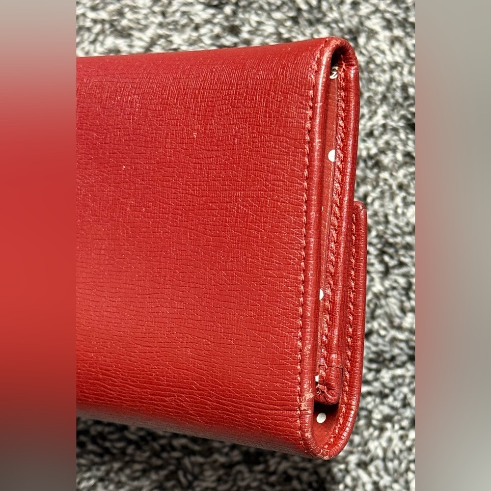 Gucci leather continental dark red wallet - Picture 5 of 16